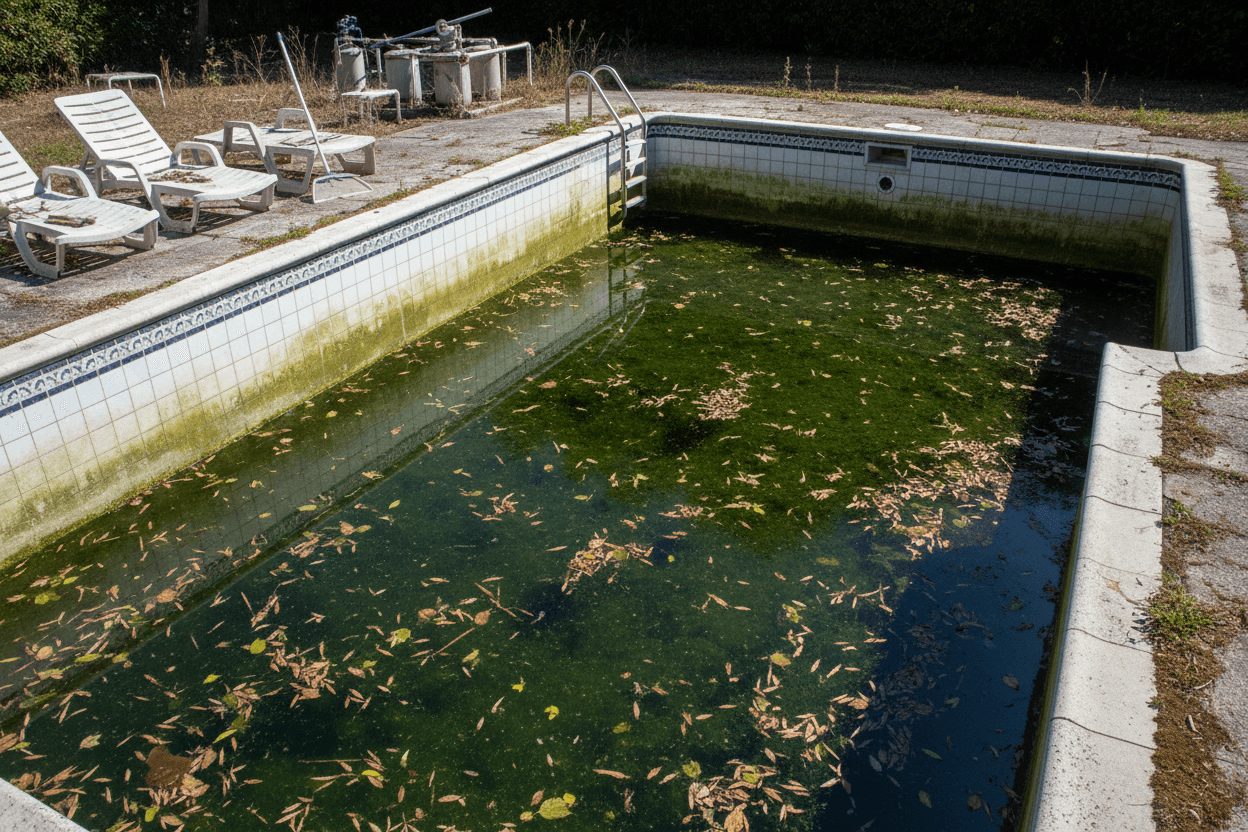 Green Pool Recovery - Before