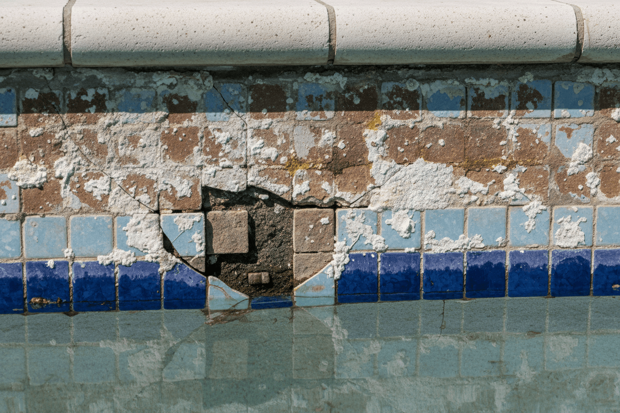 Tile Restoration - Before